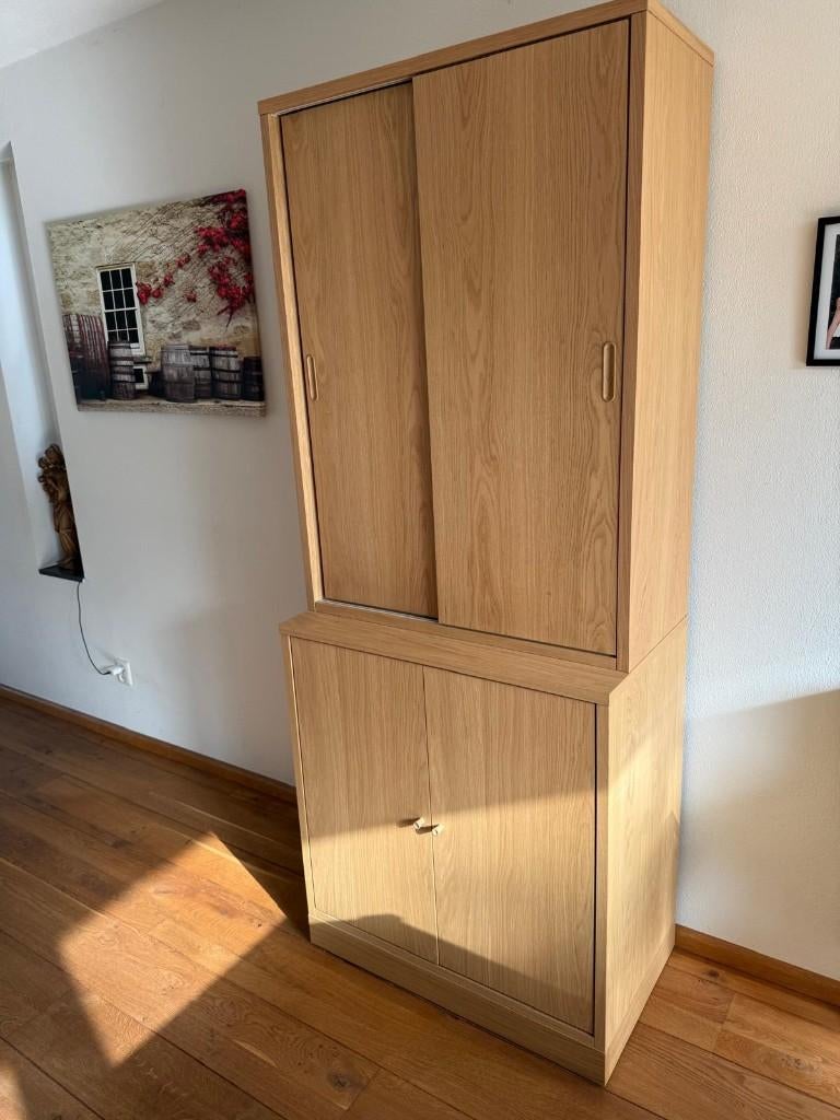 Wandkast (Tonstad van Ikea), Huis en Inrichting, Kasten | Wandmeubels, Ophalen, Met deur(en), 200 cm of meer, Zo goed als nieuw