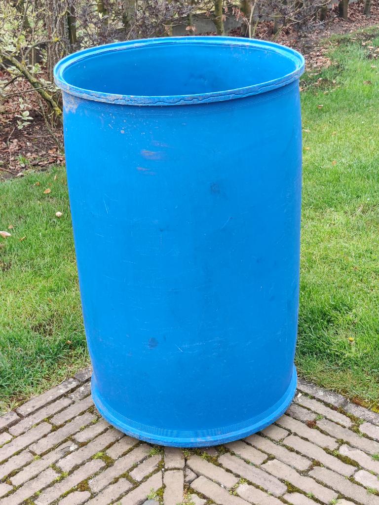 blauwe ton, Tuin en Terras, Regentonnen, 150 liter of meer, Ophalen, Gebruikt, Kunststof