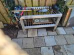 Bieden:Roestvrijstalen kweektafel of werkbank voor buiten, Tuin en Terras, Kweekspullen, Ophalen of Verzenden