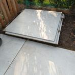 5 Keramische buitentegels Altamora Concrete White 120x120x2, Tuin en Terras, Tegels en Klinkers, Keramiek, Nieuw, Terrastegels