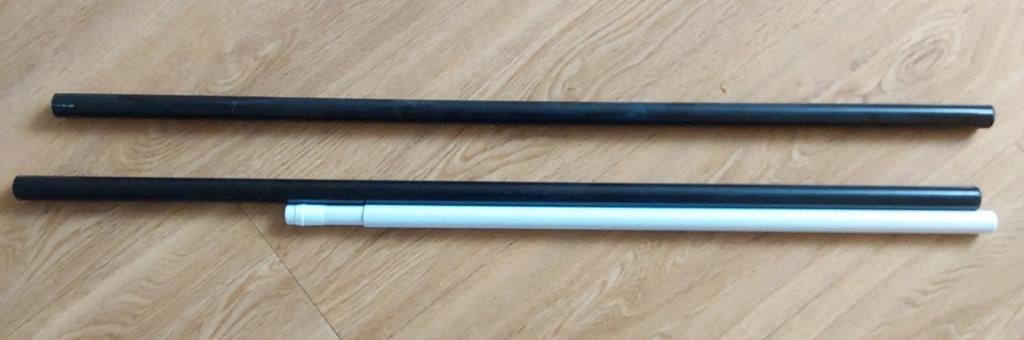 Metalen gordijnrails - gratis af te halen, Ophalen, Gebruikt