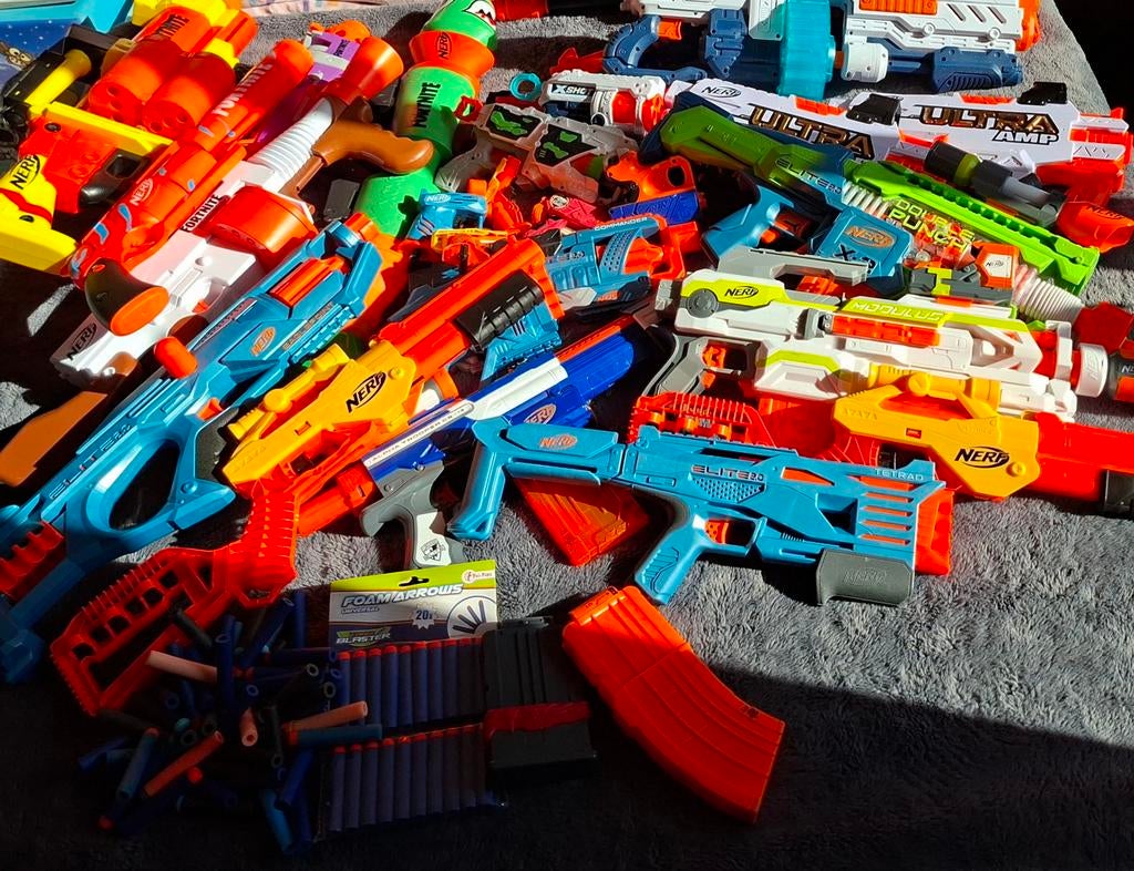 Partij Nerf gun Fortnite Xshot guns 28x blaster, Ophalen, Gebruikt