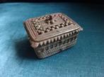 Antiek bronzen Bedoein kohl doosje uit Jemen, Ophalen of Verzenden