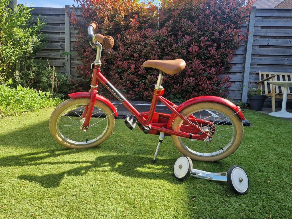 Veloretti 16" Maxi kinderfiets met zijwieltjes en lampjes, Fietsen en Brommers, Terugtraprem, Zijwieltjes, Veloretti, Ophalen of Verzenden