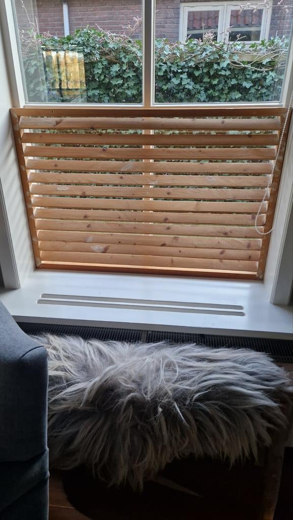 Louvre Luik - Diverse maten (98x66, 99x66, 88x66), Gebruikt, Landelijk, Rustiek, Minder dan 100 cm, Bruin