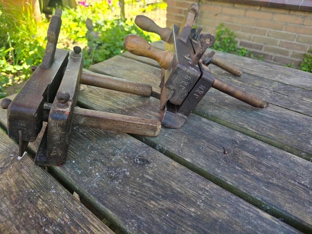 Diverse oude schaven en profielschaven, Ophalen, Gebruikt