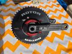 Rotor 3D+ 175mm crank met Power2Max powermeter + 5 bladen, Fietsen en Brommers, Fietsonderdelen, Ophalen of Verzenden