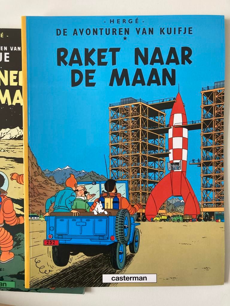 Kuifje: Raket naar de Maan - Klassiek stripboek, Eén stripboek, Ophalen of Verzenden, Zo goed als nieuw