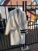 Stijlvolle beige jas met zwarte strepen, maat s 10days, Ophalen of Verzenden, Zo goed als nieuw, Maat 36 (S), Beige