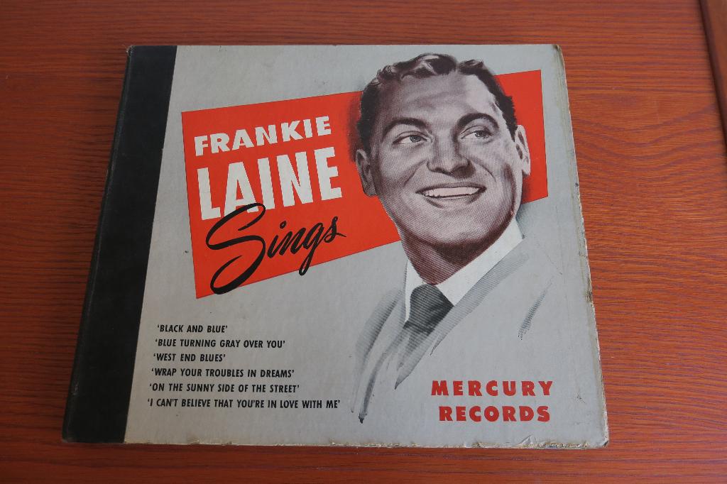 Frankie Laine Sings 3 78 toeren 78rpm jukebox wurlitzer 1949, Cd's en Dvd's, Ophalen of Verzenden, Voor 1960, Gebruikt, 10 inch