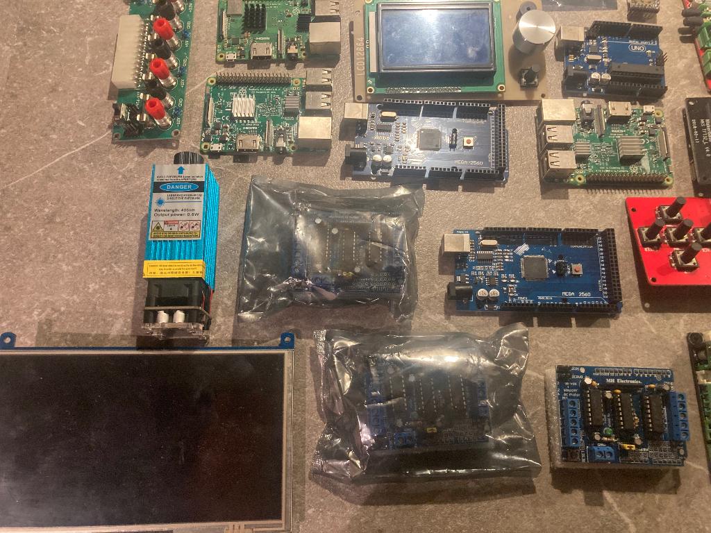 Partij electronica Rasberry Pi, TFT, Arduino, Laser etc., Hobby en Vrije tijd, Elektronica-componenten, Ophalen of Verzenden, Gebruikt