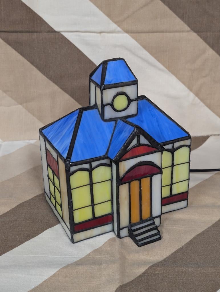 Tiffany kerk lamp, Antiek en Kunst, Ophalen of Verzenden
