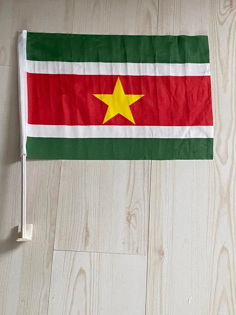 Stoffen Surinaamse vlag, Diversen, Ophalen of Verzenden, Zo goed als nieuw