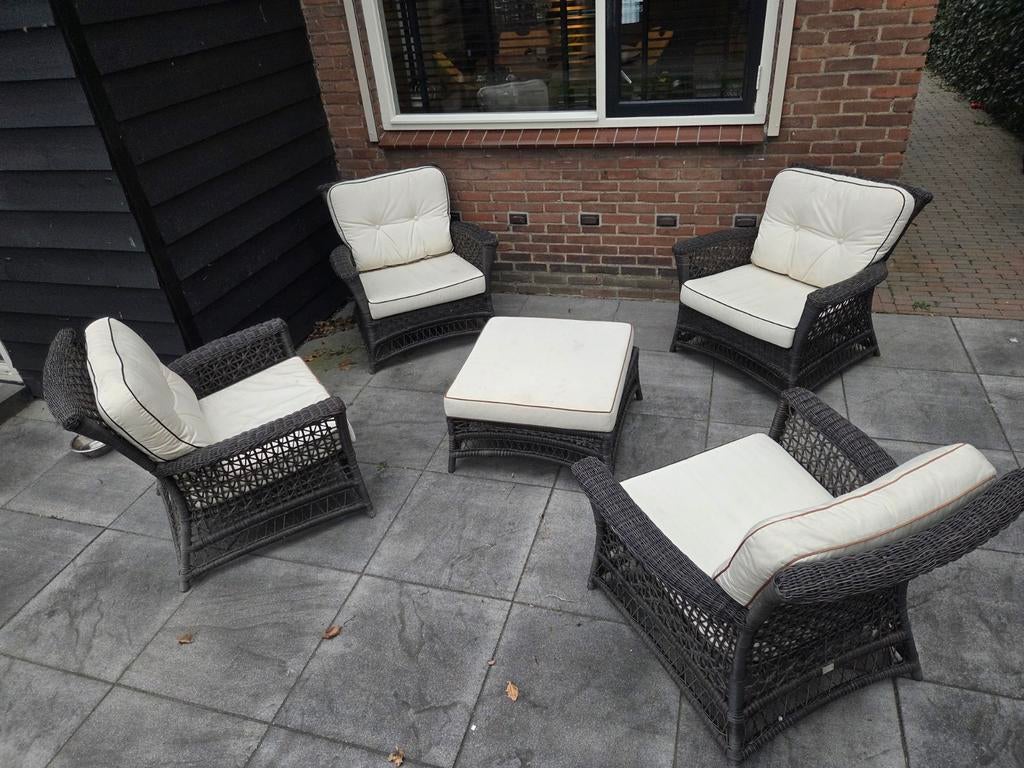 Mooie Applebee tuinset, gebruikt maar in goede staat, Ophalen, 4 zitplaatsen, Gebruikt, Stoel