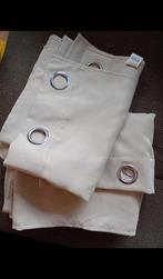 Zgan verduisterende gordijnen crème, Ophalen of Verzenden, Zo goed als nieuw, 200 cm of meer