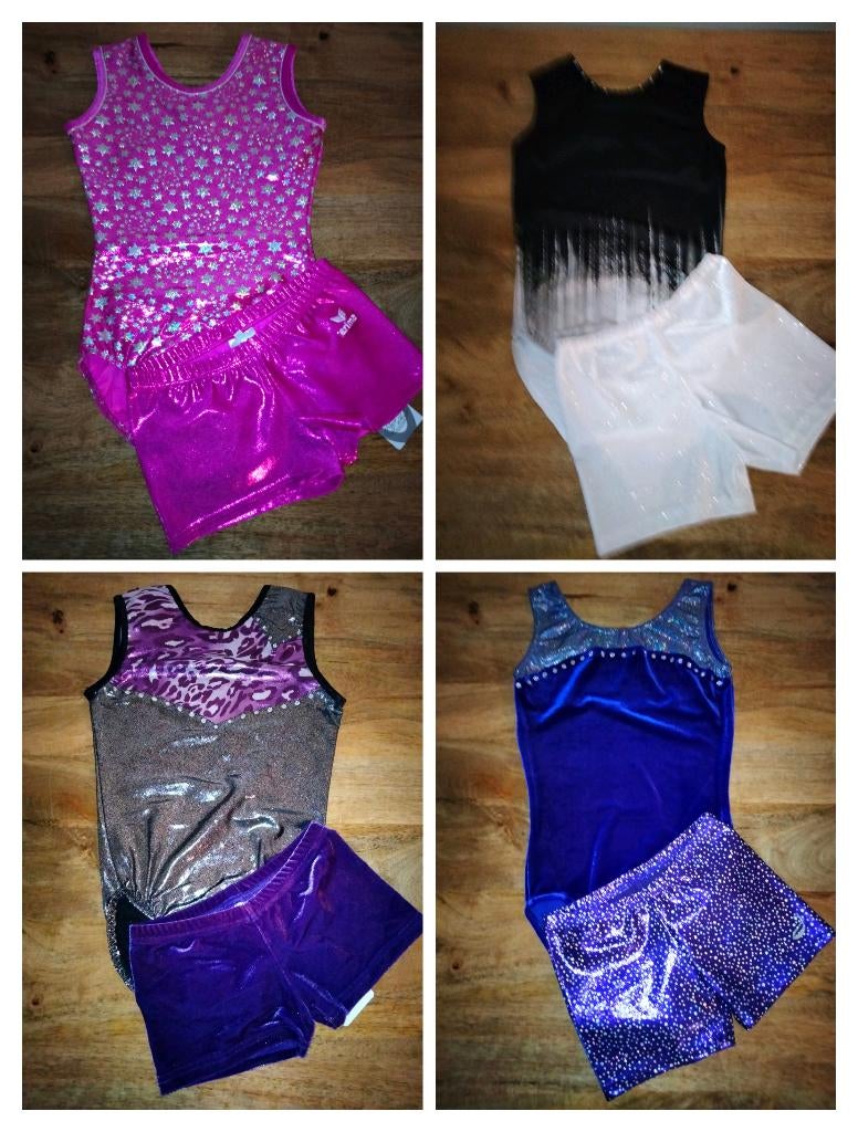 Diverse turnpakjes met turnbroekjes maat 164 SALE, Kindermaat 146 t/m 176, Ophalen of Verzenden, Nieuw, Turnpak(je)