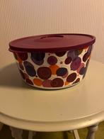 Tupperware schaal met deksel, kleurrijk design, Ophalen of Verzenden, Nieuw, Oranje, Schaal