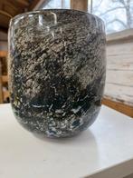 Glazen vaas / pot met keramiek, Ophalen, Overige kleuren, Minder dan 50 cm, Glas