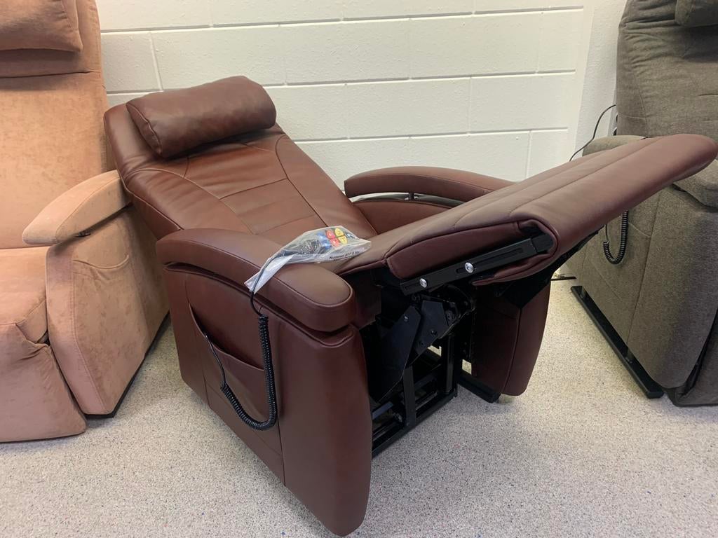 Fitform relaxfauteuils sta op relax stoel maat S tot XL, Ophalen of Verzenden, Nieuw, Leer, Met slaap en kantel functie