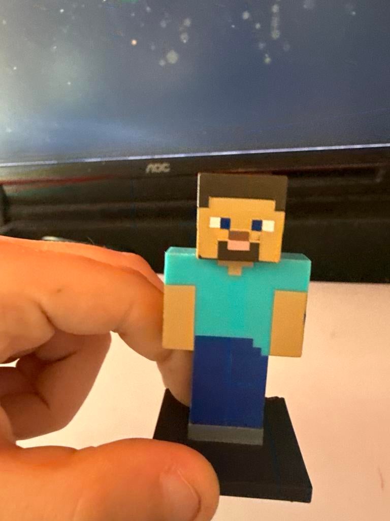 Minecraft Steve actiefiguur, Ophalen, Zo goed als nieuw
