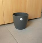 Donkergrijze antraciet kunststof bloempot Brussels 3,3L Elho, Kunststof, Rond, Ophalen of Verzenden, Minder dan 40 cm