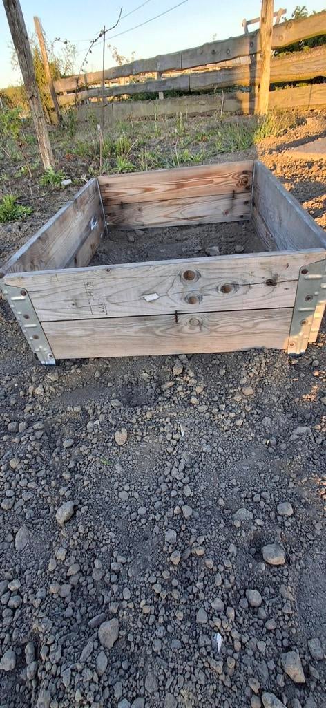 Moestuinbak, Ophalen, Rechthoekig, Hout, Minder dan 30 cm