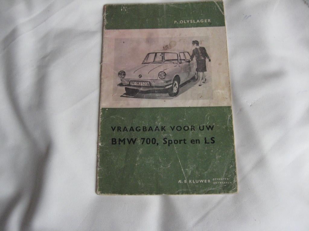 Vraagbaak BMW 700, Auto diversen, Handleidingen en Instructieboekjes, Ophalen of Verzenden