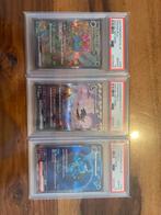 Charizard, Blastoise, Venusaur ex PSA 10 set Pokémon 151 SEQ, Ophalen of Verzenden, Zo goed als nieuw, Meerdere kaarten, Foil