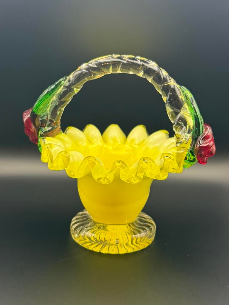 UV reactive glass vase, Ophalen of Verzenden
