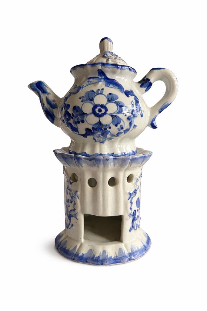 Delfts Blauwe theepot Bassano, Antiek en Kunst, Verzenden