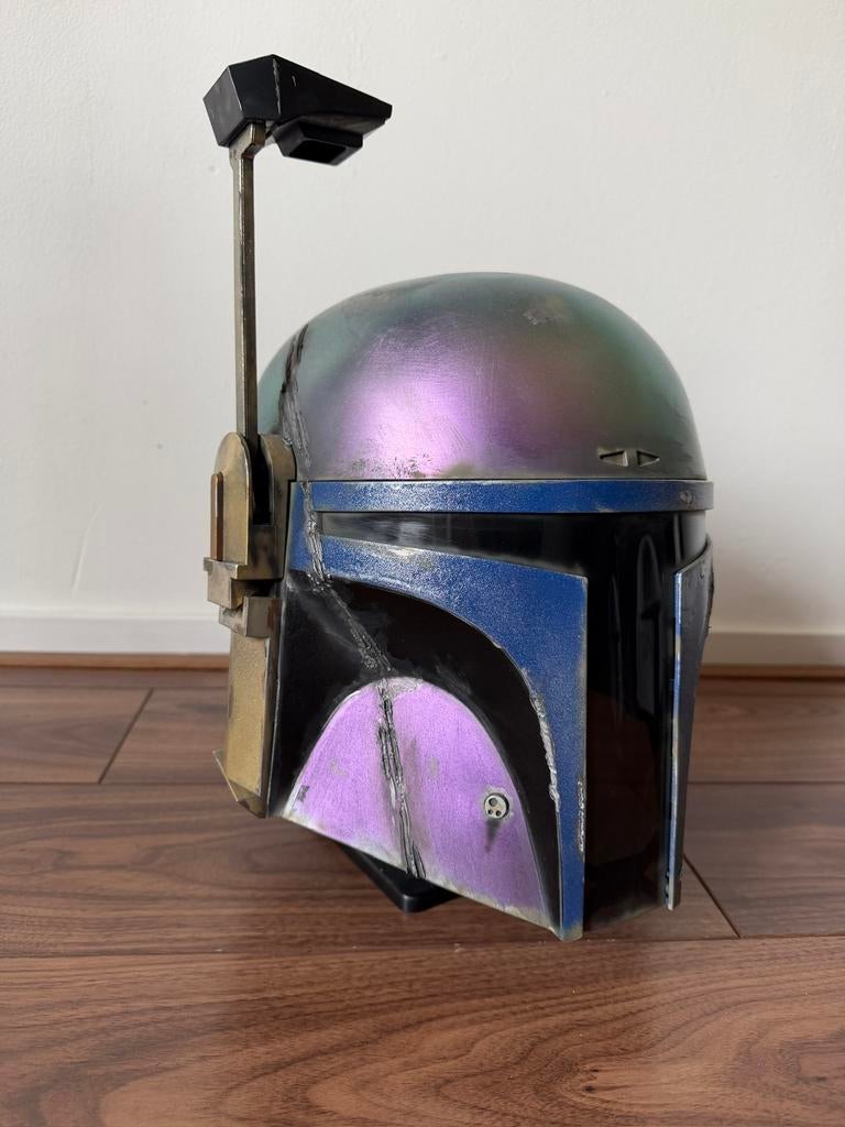 StarWars Mandalorian helm., Verzamelen, Star Wars, Ophalen of Verzenden, Zo goed als nieuw, Actiefiguurtje