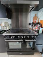 Boretti Inductie Fornuis met 2 Ovens, Achterwand & Afzuigkap, Witgoed en Apparatuur, Fornuizen, Ophalen, Gebruikt, 60 cm of meer