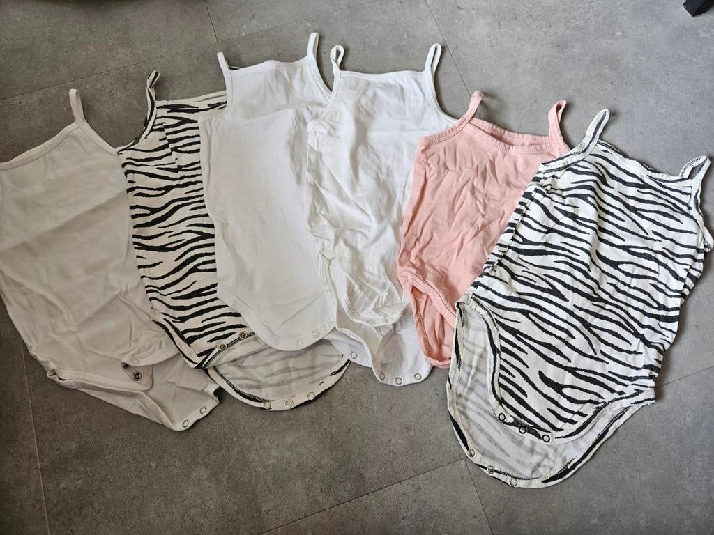Set met 6 rompers 86/92, Ophalen, Zo goed als nieuw, Maat 86
