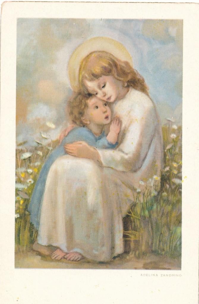 3 Mooie kinderprentjes, Ophalen of Verzenden, Zo goed als nieuw, Kaart of Prent, Christendom | Katholiek