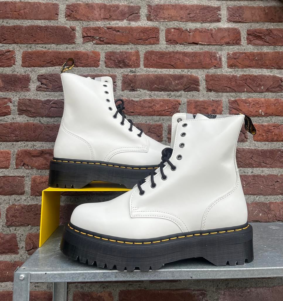 Dr. Martens Jadon platform wit maat 47 en 48, Dr. Martens, -, Wit, -
