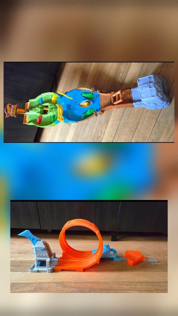 Hotwheels racebanen, Ophalen of Verzenden, Zo goed als nieuw, Handmatig, Hot Wheels