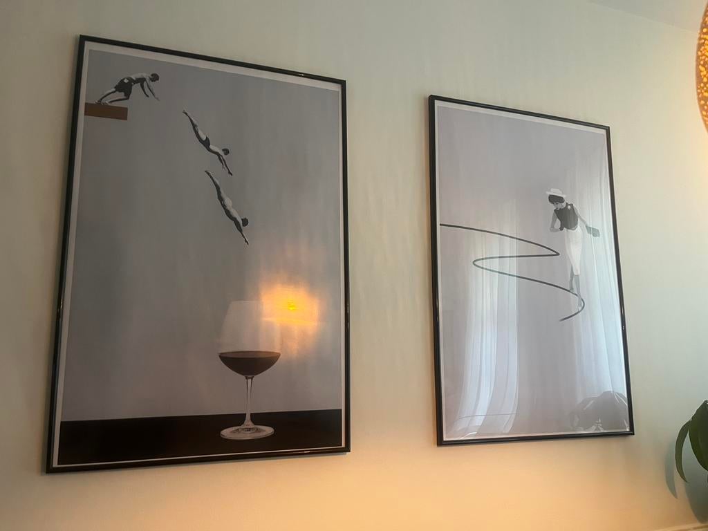 Posterset Maarten Leon 60x90, Ophalen, Rechthoekig Staand, Zo goed als nieuw, A1 t/m A3