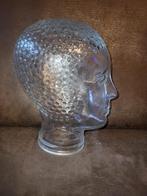 Mooi vintage Glazen Hoofd Mannequin koptelefoon, Ophalen of Verzenden, Zo goed als nieuw