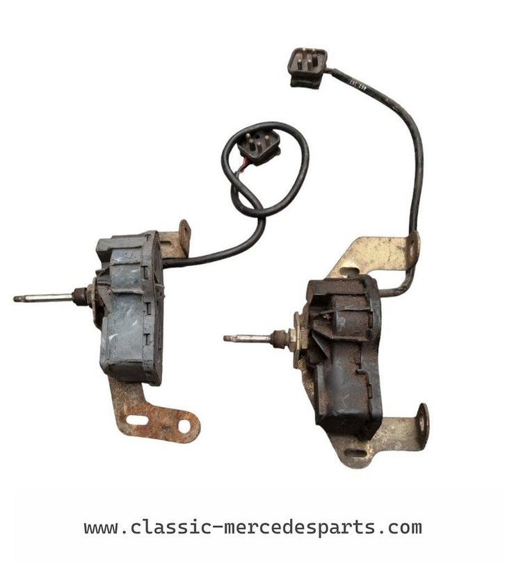 Koplampwissermotor links en rechts Mercedes w126 type 2, Auto-onderdelen, Verlichting, Mercedes-Benz, Gebruikt, Ophalen of Verzenden
