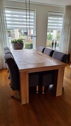Mooie eethoek, Huis en Inrichting, Ophalen, Zo goed als nieuw, 4 tot 6 stoelen