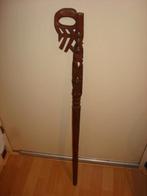 ANTIEK houtsnijwerk WANDELSTOK?, Antiek en Kunst, Ophalen