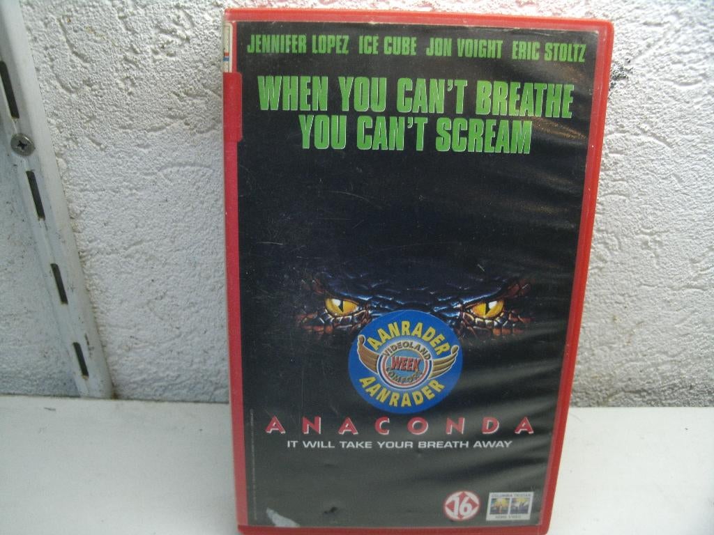 vhs 43 ana conda gratis, Alle leeftijden, Ophalen of Verzenden, Zo goed als nieuw