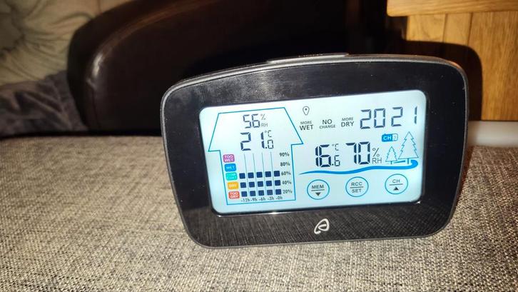 Weerstation voor binnen en buiten te plaatsen, Audio, Tv en Foto, Weerstations en Barometers, Ophalen of Verzenden