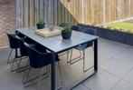 Mooie tuinset met 6 stoelen - nieuwprijs +500,-, Tuin en Terras, Gebruikt, 6 zitplaatsen, Aluminium, Ophalen of Verzenden