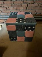 Opberg poef, Ophalen, Minder dan 50 cm, Gebruikt, Vierkant