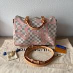 Louis Vuitton Speedy 30 Damier Azur Rosé Tahitienne, Sieraden, Tassen en Uiterlijk, Tassen | Damestassen, Ophalen, Zo goed als nieuw