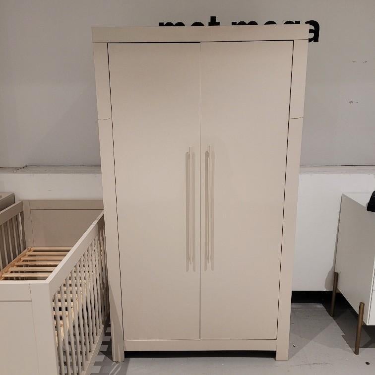 Europe Baby Vittoria III Kledingkast 2-Deurs - Oatmeal, Ophalen, Kast, 50 tot 70 cm, 105 cm of meer