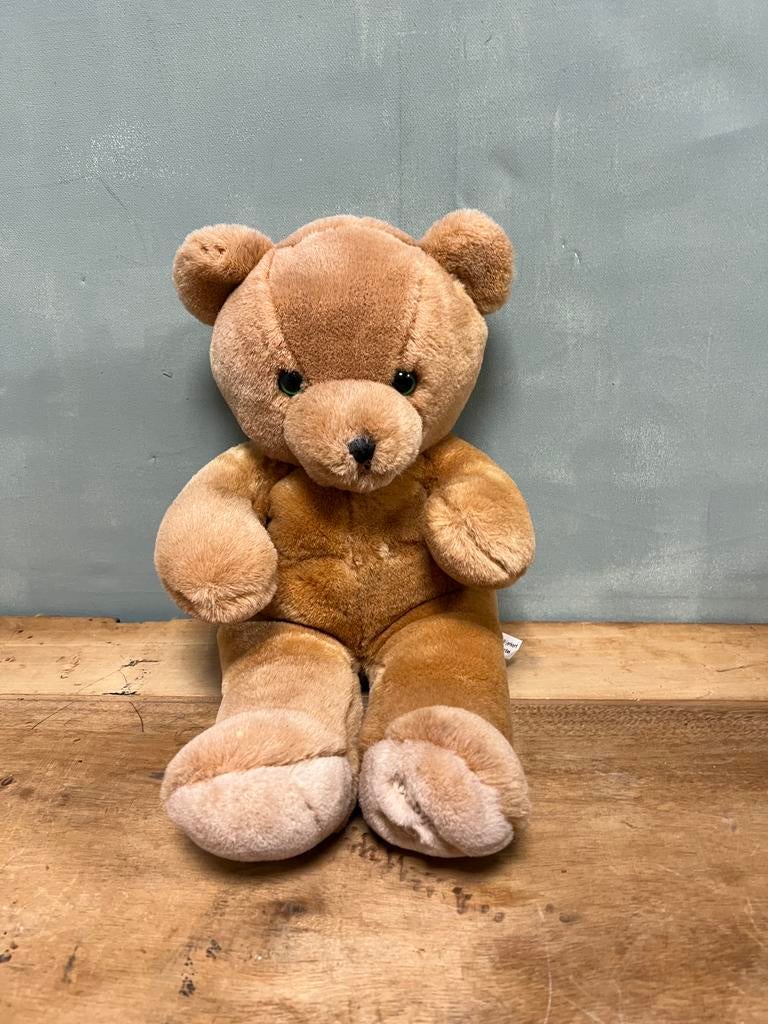 Vintage Bob de Beer Bijenkorf pluche 42 cm, Verzamelen, Beren en Cherished Teddies, Ophalen of Verzenden, Zo goed als nieuw, Stoffen beer