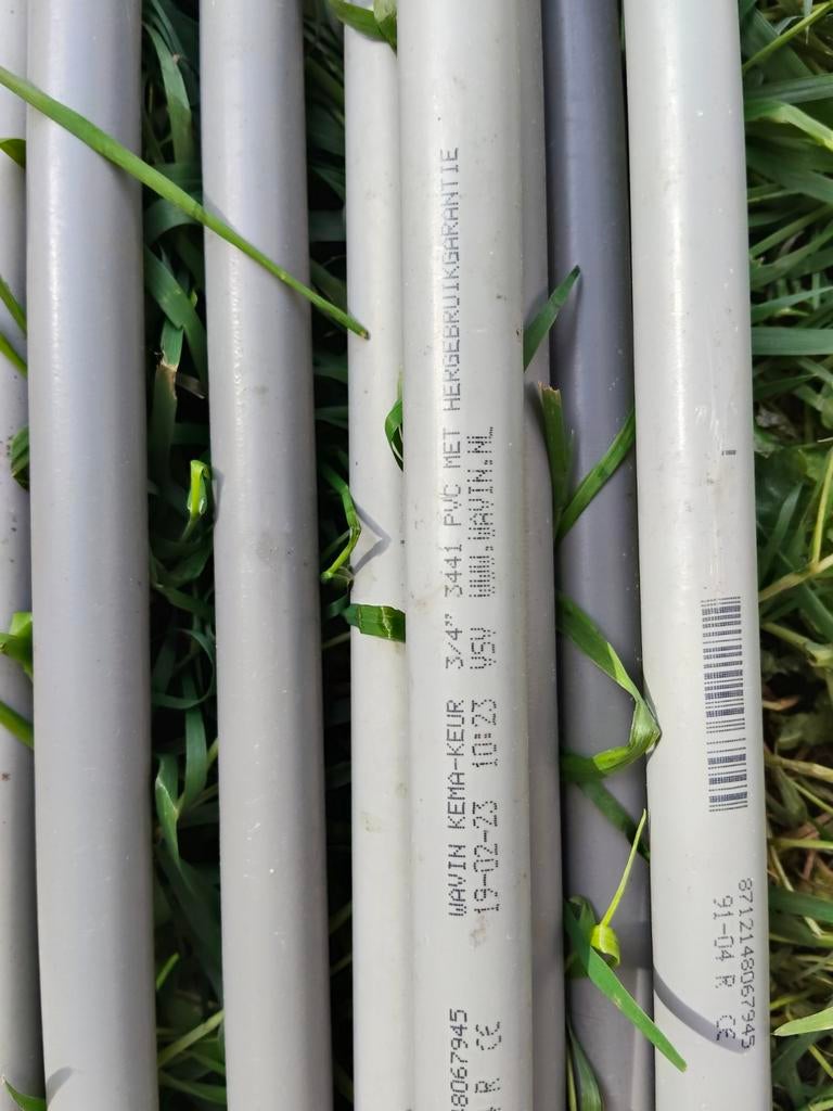 Diverse PVC buizen: afvoer, HWA en elektra in diverse maten, Doe-het-zelf en Verbouw, Buizen en Afvoer, Ophalen, Afvoer, Pvc, Minder dan 20 mm