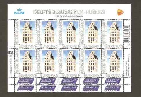 2012 Vel KLM Huisjes Europa, Postzegels en Munten, Postzegels | Nederland, Ophalen of Verzenden, Postfris